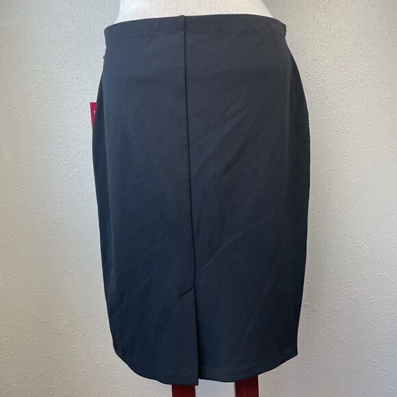 NWT Vince Camuto Black Midi Skirt Size M - Picture 4 of 5